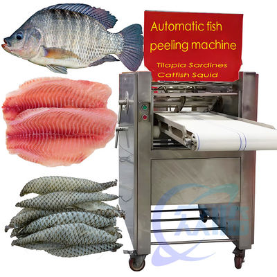 Máquina práctica de pelado de peces de 750W Multiscene para pelar calamares