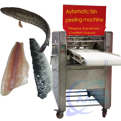 Buen precio Máquina de limpieza de sardinas semiautomática estable SUS304 en línea
