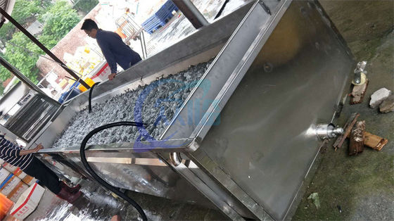 Buen precio Máquina de limpieza de burbujas de mariscos totalmente automática línea de procesamiento de limpieza de alimentos Máquina de limpieza de conchas multifuncional en línea