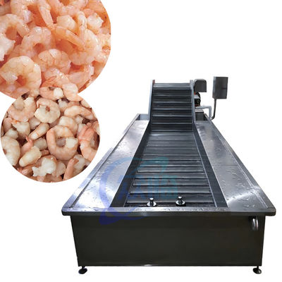 Buen precio Refrigerador de camarón máquina de elevación de limpieza a alta presión Refrigeradora de camarón máquina de refrigeración de camarón cocinado Refrigerador rápido en línea