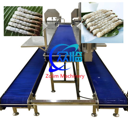 Buen precio 2.25KW Tempura Camarón NOBASHI máquina de estiramiento, camarón máquina de extensión en línea