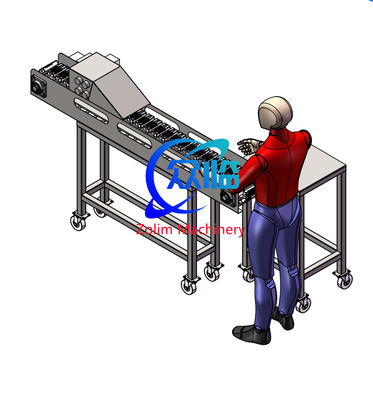 Buen precio Máquina de procesamiento de camarón de alta velocidad, máquina de corte de camarón para Nobashi en línea