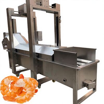 Buen precio Máquina de cocción de camarón industrial Durable 3.7KW para procesamiento de mariscos Zolim Cocinadora de mariscos Túneles de cocción a vapor para mariscos en línea