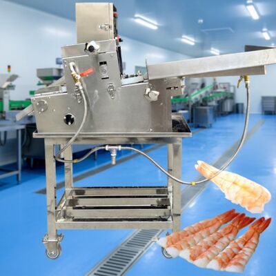 Buen precio Corte automático de camarón de sushi antierosión Corte automático de camarón Certificación CE Equipo de corte de camarón de sushi en línea