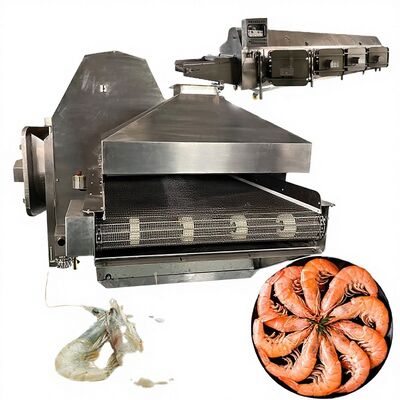 Buen precio Máquina de cocción de camarones de mariscos ISO Acero inoxidable práctico 304 Vapor eficiente en energía Cocinadora de vapor de mariscos Cocinadora de camarones en línea