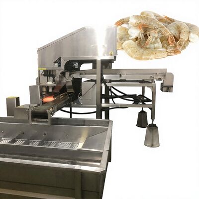 Buen precio Instalación de procesamiento automático de mariscos estable de 380 V Zolim Sistema de línea de extracción de la cabeza de camarón multipropósito Removedor de cabeza de camarón 1000-1500 kg/h en línea