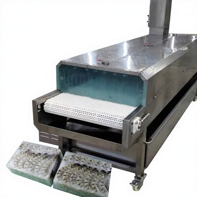 Buen precio CE Máquina automática de depuración para el procesamiento de pescado congelado camarón y mariscos Separador automático de bandejas 380V 50Hz en línea