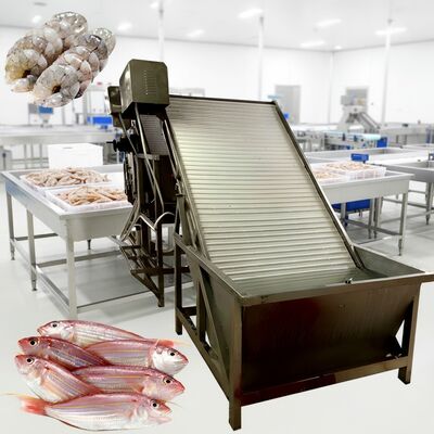 Buen precio Cosecha de camarones de cultivo Máquina de clasificación rápida y especificación de tamaño en línea