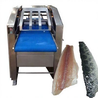 Buen precio Máquina automática para pelar peces Zolim Máquina para pelar peces Tilapia Máquina para pelar peces inteligente Desollador de piel de pescado de 0,75kw en línea
