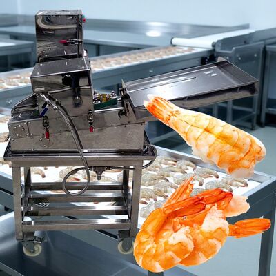 Buen precio Máquina de corte de camarón de sushi de venta caliente Zolim Cortador de camarón Ebi automático 0.4kw Equipo de corte de camarón Cortador automático de camarón en línea