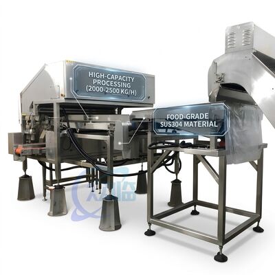 Buen precio High Capacity Shrimp Head Cutting Machine 316L Stainless Steel 500-800KG 7.5KW 50Hz en línea