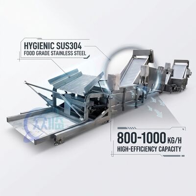 Buen precio Smart Shrimp Processing Equipment SUS316 2000-2500KG 2.2KW 50Hz For Seafood Factory en línea