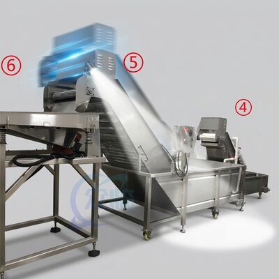 Buen precio Latest Shrimp Processing Equipment SUS316 800-1000KG 7.5KW 50Hz For Catering Factory en línea