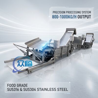 Buen precio Continuous Duty Seafood Processing Plant Equipment Food Grade SUS304 2500-3000KG 0.8KW 60Hz en línea