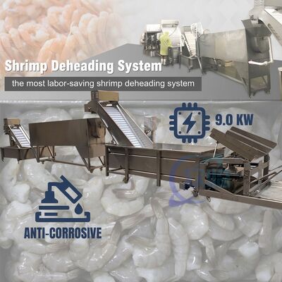 Buen precio Advanced Shrimp Head Separation Machine SUS304 2000-2500KG 15KW 440V For Seafood Export Company en línea
