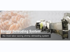 Máquina para descabezar camarones industriales SUS316 Durable para cortar la cabeza